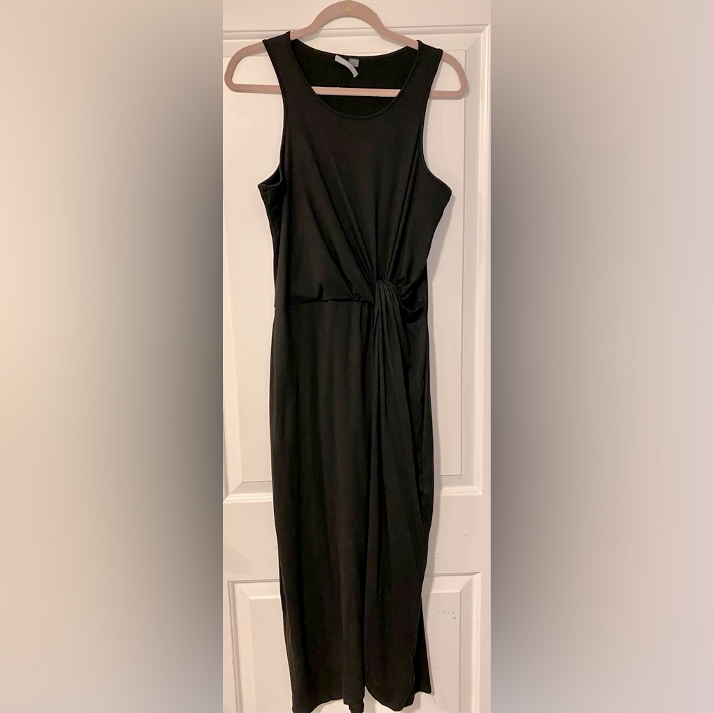 Tart Collections Size Xl Buttery Soft Draped Knotted Maxi Dress